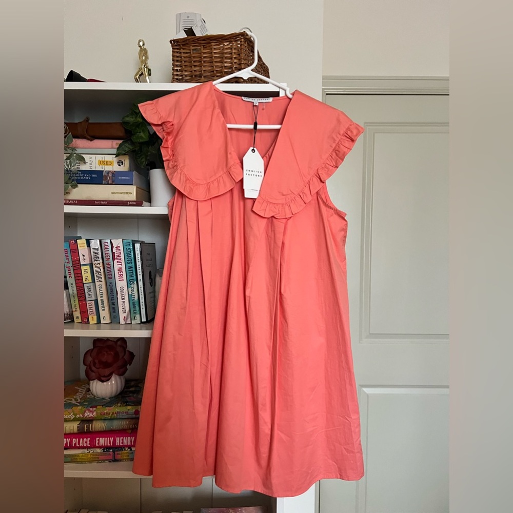 English Factory Salmon Dress